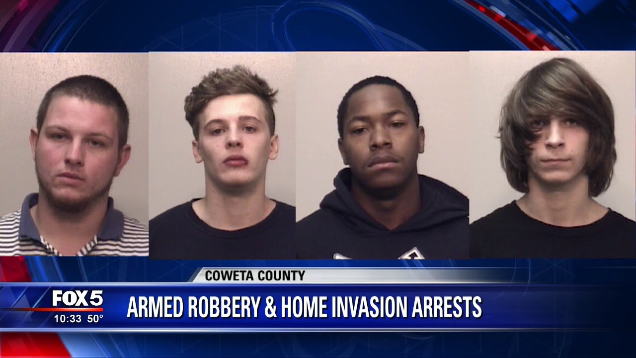 Coweta County robbery home invasion arrests